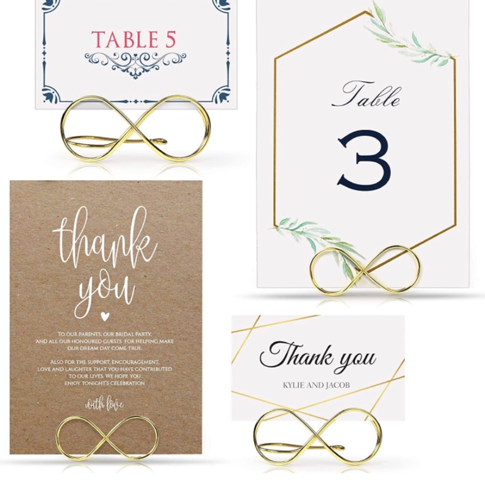 Table number holders